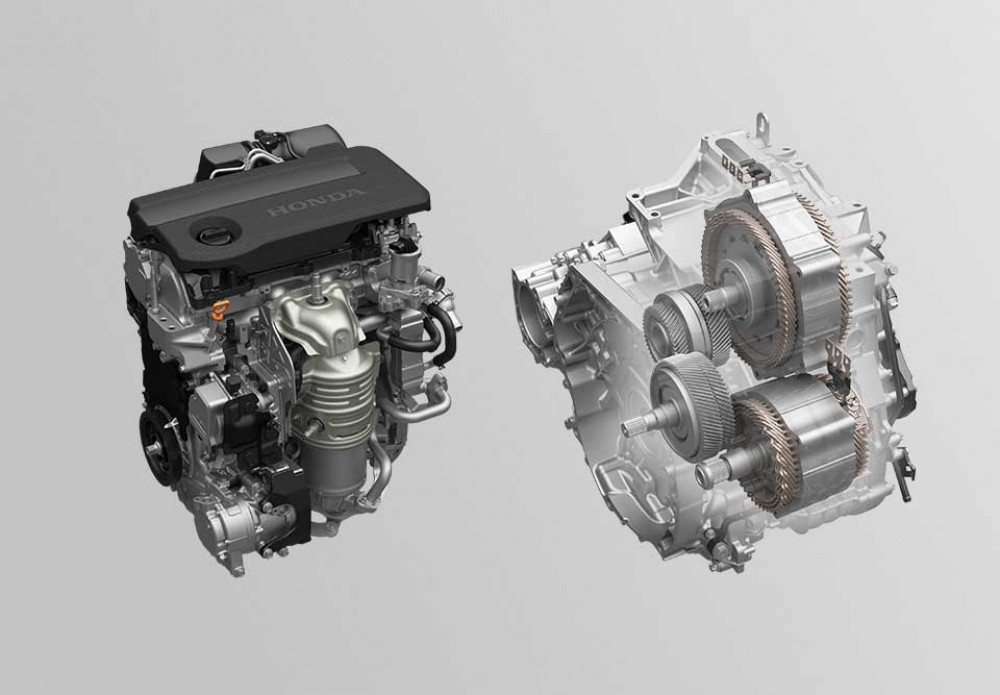 2.0L DOHC i-VTEC Engine + Electrical Continuously Variable Transmission (RS e:HEV)